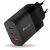 Image de NGS BUD 65W : GaN Chargeur mural universel 65W avec 3 ports : 2x USB-C + USB-A. Chargement rapide. Haute compatibilité. Chargement
