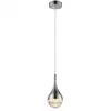 Image de Schuller elie - effet de bulle de chrome de suspension de plafond en cristal led intégré