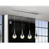 Image de Schuller elie - effet de bulle de chrome de suspension de plafond de barre de cristal de led intégrée