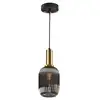 Image de Schuller norma globe suspension plafonnier noir, laiton verre, e27