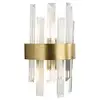 Image de Schuller grace applique 2 lumières or brossé, transparent, g9
