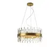 Image de Schuller grace plafonnier suspendu à 14 ampoules, or brossé, transparent, g9
