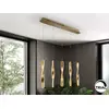 Image de Twist suspension de bar à 5 lumières led dorées 3000 k