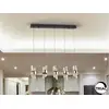 Image de Iliada suspension de bar à 5 lumières, led noire et dorée, 3 000 k