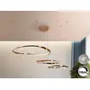 Image de Orbitas triple ring plafonnier suspendu led doré 3000k
