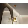 Image de Suspiro 25cm plafonnier suspendu dôme doré, led ambre 3000 k