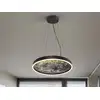 Image de Stone 60cm plafonnier suspendu noir led 3000-6000k