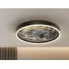 Image de Stone 60cm plafonnier semi-encastré à led intégré noir 3000-6000 k
