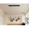 Image de Charlize ii suspension cluster 9 lumières led multicolores 3000 k