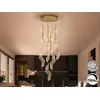 Image de Velas suspension cluster 9 lumières led dorées 3000 k à intensité variable