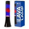 Image de Lampe à lave - FISURA - Vintage - Rouge et bleu - 31 cm - 40 W - Électrique