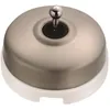 Image de FONTINI DIMBLER VV Porcelaine Blanche Coque Nickel Satiné Saillie FONTINI