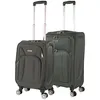 Image de Set Valise Souples À 4 Roulettes 701415 Gris