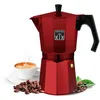 Image de Cecotec Cafetière italienne Mokclassic 900 Red. Expresso aluminium 9 tasses manche ergonomique thermorésistant joint
