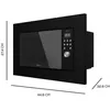 Image de Cecotec Micro-ondes Intégré GrandHeat 2090 Built-In Touch White. 800 W 20 L Gril 1000 W