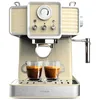 Image de Cecotec Machine à Café Express Power Espresso 20 Tradizionale Light Yellow. 1350W Espresso et Cappuccino