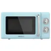 Image de Cecotec Micro-ondes Mécanique de 20 L Proclean 3010 Retro Bleu: 700 W 6 Niveaux Minuterie Mode Décongélation