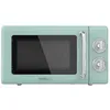 Image de Cecotec Micro-Ondes Mécanique Proclean 3010 Retro Vert. 20 L 700 W en 6 niveaux minuterie jusquà 30 minutes mode dégivrage