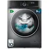 Image de Lave Linge Charge Avant Cecotec 9kg Technologie De Convertisseur Noir, Acier Inoxydable 60x56x85cm