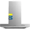 Image de Cecotec Hotte Aspirante 60cm Bolero Flux Tm 606500 Inox A. Moteur 165w, Décorative Avec Finition En Inox, Aspiration 650