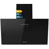 Image de Cecotec Hotte Aspirante Bolero Flux Dm 603500 Glass Black B. 60 Cm, Verre Noir, 350m3/h, 65w, Classe B, Commande Mécaniq