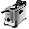 Image de Cecotec Cleanfry Infinity 3000 Profilter Unique 2400 W Friteuse Noir, Acier Inoxydable