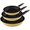 Image de Ensemble de poêle cecotec polka experience 20-24-28 bucket set vulcano jaune aluminium 3 pièces