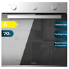 Image de Cecotec Four Intégrable Multifonctions Bolero Hexa M236000 Mirror Time A.four Multifonctions Capacité De 70 L, 6 Fonctio