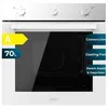 Image de Cecotec Four Encastrable Multifonctions Bolero Hexa M236000 Glass White Time A. 70L 6 FonctionsMinuterieclasse A 2800W
