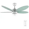 Image de Cecotec Ventilateur de Plafond Energysilence Aero 4260 Mint 40 W Moteur DC Diamètre 42  5 Lames Réversibles Lumière LED