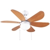 Image de Cecotec 05939 Ventilateur Blanc, Bois