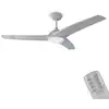 Image de Ventilateur de plafond cecotec energysilence aero 560 blanc, télécommande, diamètre de 132 cm