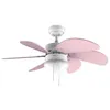 Image de Cecotec Ventilateur de plafond EnergySilence 3600 Vision Violet 50 W diamètre 92 cm lampe 3 vitesses 6 pales réversibles