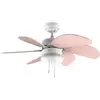 Image de Cecotec 05965 Ventilateur Rose, Blanc
