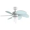 Image de Cecotec 05968 Ventilateur Bleu, Blanc