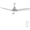 Image de Cecotec Ventilateur de Plafond EnergySilence Aero 5200 White Design Télécommande et Minuterie 40W Diamètre de 132 cm