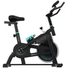 Image de Cecotec Vélo Indoor avec Volant d’Inertie 10 Kg DrumFit Indoor 10000 Teseo Résistance Manuelle Écran LCD Support Appareils