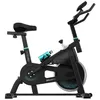 Image de Cecotec Vélo dAppartement dIntérieur DrumFit Indoor 6000 Compact. Volant dInertie 6 kg Écran LCD Support Appareils Roues