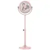 Image de Cecotec - Ventilateur Sur Pied Energysilence 250 Classicstyle Pink - 25 W, Diamètre 25 Cm, 3 Pales Et Hauteur Réglable
