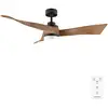 Image de Cecotec - Ventilateur De Plafond Avec Lumière Energysilence Aero 5285 Darkwood - 40 W, Diamètre 132 Cm, Led 18 W Et
