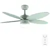 Image de Cecotec - Ventilateur De Plafond Avec Lumière Energysilence Aero 4260 Full Mint - 40 W, Diamètre 106 Cm, Lampe Intégrée
