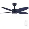 Image de Cecotec - Ventilateur De Plafond Avec Lumière Energysilence Aero 4260 Full Purple - 40 W, Diamètre 106 Cm, Lampe Intégré