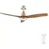 Image de Cecotec - Ventilateur De Plafond Avec Lumière Energysilence Aero 5295 Goldblack - 35 W, Diamètre 132 Cm, 3 Pales, Led 18
