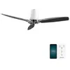Image de Cecotec Ventilateur de Plafond EnergySilence Aero 5285 WhiteTransparent Connected Moteur DC 40W Diamètre 132 cm
