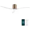 Image de Cecotec Ventilateur De Plafond Energysilence Aero 5500 Aqua Goldwhite Connected, Moteur Dc 40w, Diamètre 132 Cm