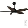 Image de Cecotec - Ventilateur de Plafond avec Lumière EnergySilence Aero 4200 Black&DarkWood - 53 W Diamètre 106 cm