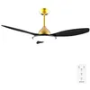 Image de Cecotec - Ventilateur de Plafond avec Lumière EnergySilence 4800 Light GoldBlack - 36 W Diamètre 122 cm LED 36 W et