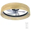 Image de Cecotec - Ventilateur de Plafond avec Lumière EnergySilence LampAero 600 Beige Design - 20 W Diamètre 60 cm Lampe LED