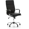 Image de Fauteuil de Bureau Morgan inclinable Noir Cuir synthétique Chaise Executive avec appuie-tête et Coussin rembourréHauteur