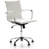 Image de Fauteuil De Bureau Croma Inclinable Blanc,cuir Synthétique